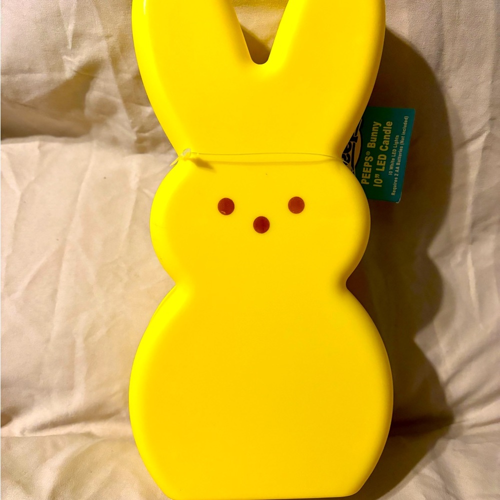 10 Inch Yellow LED Peeps Light Battery Operated
